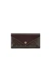Tory Burch T-monogram Coated Canvas Wallet In Brown