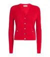Tory Burch Monogram Pointelle Cardigan