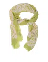 TORY BURCH TORY BURCH MONOGRAM T DOUBET SCARF