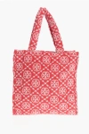 Tory Burch Monogram Terry Tote Bag