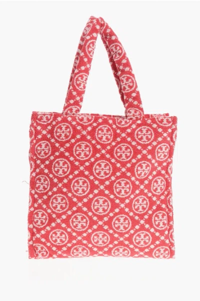 Tory Burch Monogram Terry Tote Bag