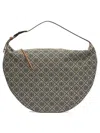 Tory Burch Large T Monogram Jacquard Balloon Bag In Multi
