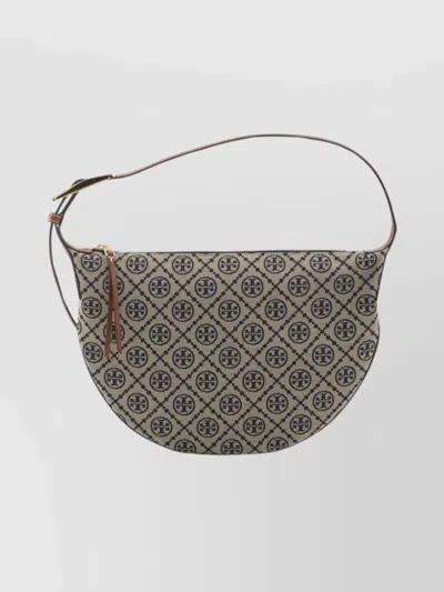 TORY BURCH MONOGRAMMED SMALL HOBO BAG