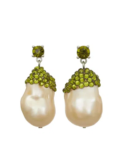 TORY BURCH MOONDANCE CRYSTAL DROP EARRINGS