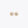 Tory Burch Moondance Crystal Stud Earrings In Gold