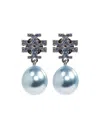 Tory Burch Moondance Drop Earrings In Blue