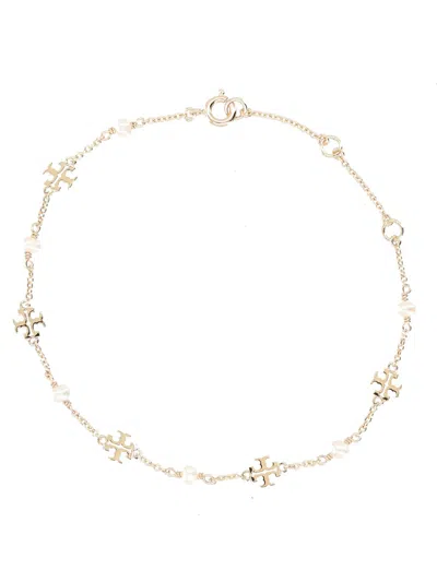 Tory Burch Moondance Pearl Bracelet In Gold