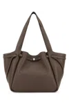 Tory Burch Mud Leather Romy Shopping Bag