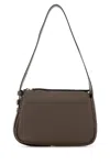 Tory Burch Mud Leather Small Romi Shoulder Bag In Brown