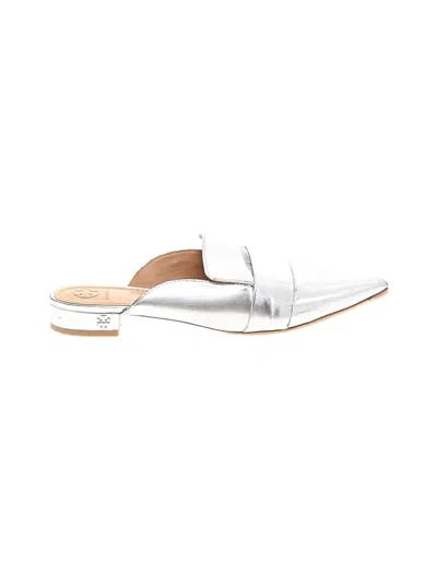Pre-owned Tory Burch Mule/clog In White