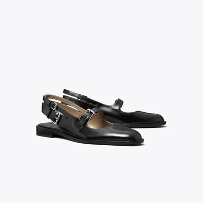 Tory Burch Multi-buckle Mary Jane In Black