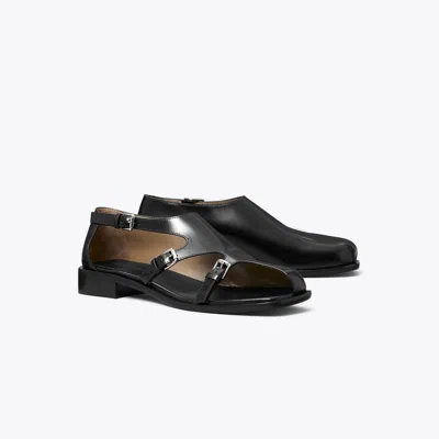 Tory Burch Multi-buckle Monk Strap In Black