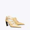 Tory Burch Multi-buckle Pump In Sandscape