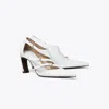 Tory Burch Multi-buckle Pump In White