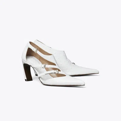 Tory Burch Multi-buckle Pump In White