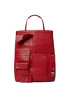 Tory Burch Multi-pocket Tote Bag In Red