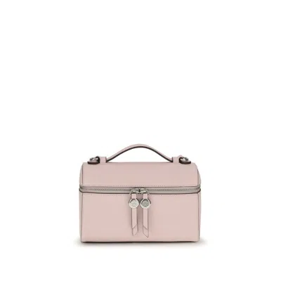 Tory Burch Multicolor Calf Leather Bos Taurus Shoulder Bag In Pink