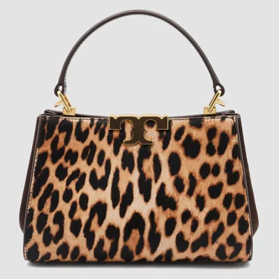 Tory Burch Multicolor Top Handle Bag In Brown