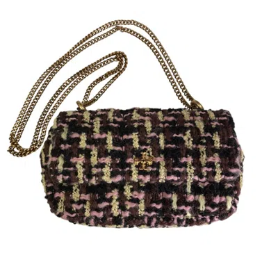 Pre-owned Tory Burch Multi-color Tweed Shoulder Bag ()