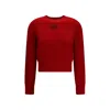 Tory Burch Multicolor Wool Sweatshirt In Red