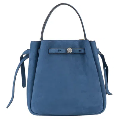 Pre-owned Tory Burch Nappa Leather Bucket Bag � Blue