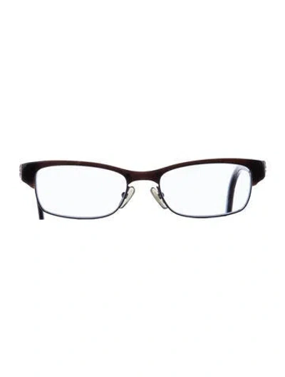 Pre-owned Tory Burch Narrow Eyeglasses In Black