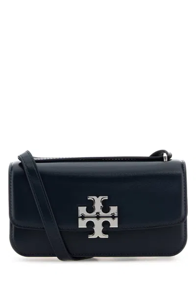 Tory Burch Navy Blue Leather Eleanor Shoulder Bag