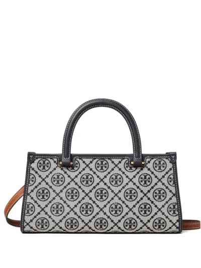 Tory Burch Navy Blue T-monogram Satchel