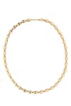 Tory Burch Chain Link Necklace Gold-tone Finish In Gold