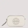 Tory Burch Miller Patent Border Mini Crossbody Bag In White