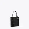 Tory Burch Night Owl Crystal-embellished Mini Tote In Black