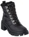 Tory Burch Nylon & Leather Boot In Black