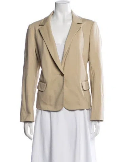 Pre-owned Tory Burch Nylon Blazer In Neutral