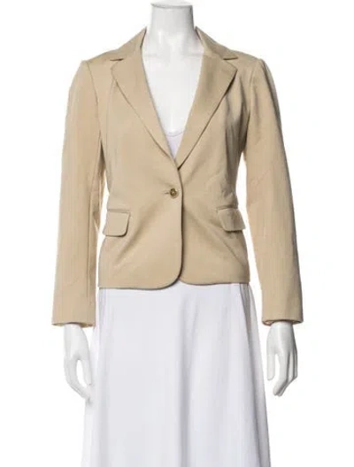 Pre-owned Tory Burch Nylon Blazer In Neutrals