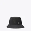 Tory Burch Nylon Bucket Hat In Black