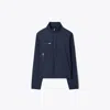 Tory Burch Nylon Half-zip Golf Jacket In Blue
