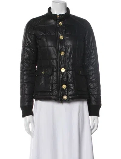 Pre-owned Tory Burch Nylon Jacket In Blue