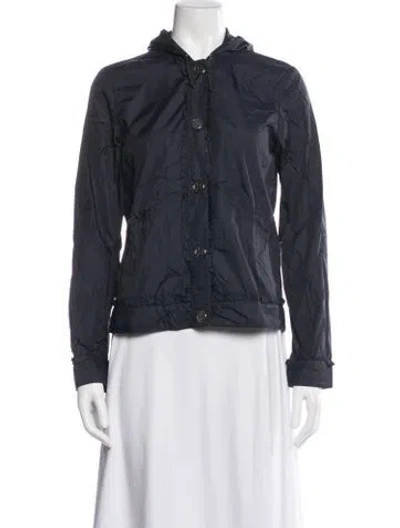 Pre-owned Tory Burch Nylon Jacket In Blue