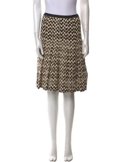 Pre-owned Tory Burch Nylon Knee-length Skirt In Neutral