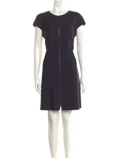 Pre-owned Tory Burch Nylon Mini Dress In Green