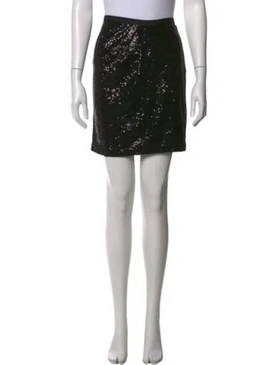 Pre-owned Tory Burch Nylon Mini Skirt In Black