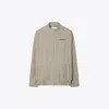 Tory Burch Nylon Plaid Golf Jacket In Neutral