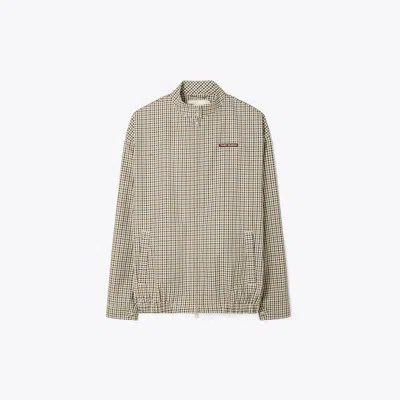 Tory Burch Nylon Plaid Golf Jacket