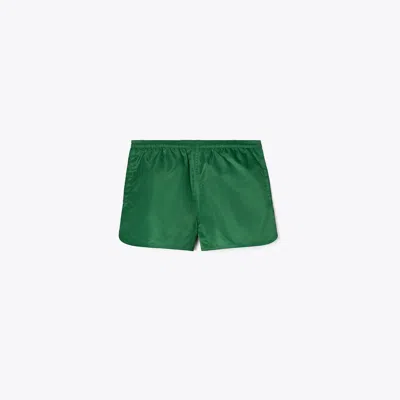 Tory Burch Nylon Shorts In Green