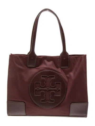 Pre-owned Tory Burch Nylon Shoulder Bag In Brown
