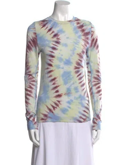 Pre-owned Tory Burch Nylon Tie-dye Print Sweatshirt In Multi