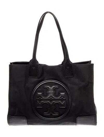 Pre-owned Tory Burch Nylon Tote In Black