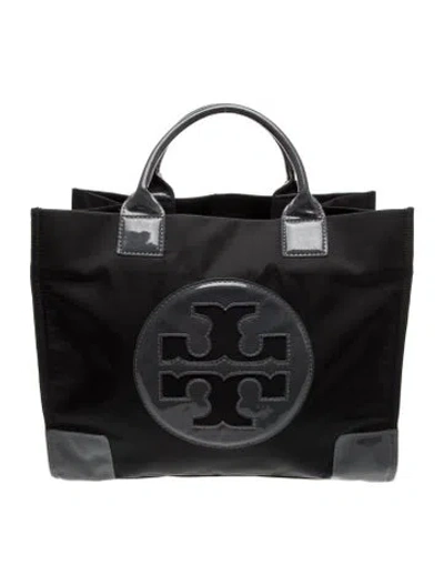 Pre-owned Tory Burch Nylon Tote In Black