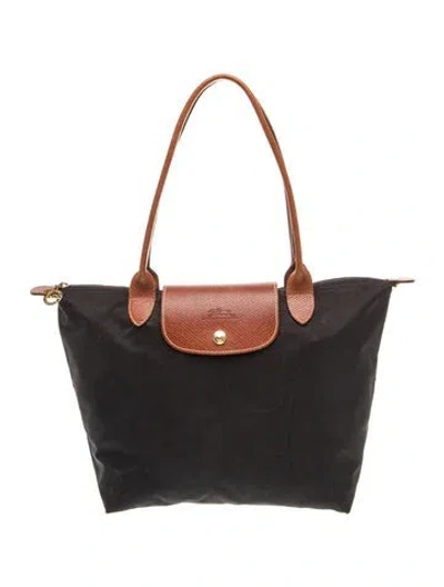 Pre-owned Tory Burch Nylon Tote In Black