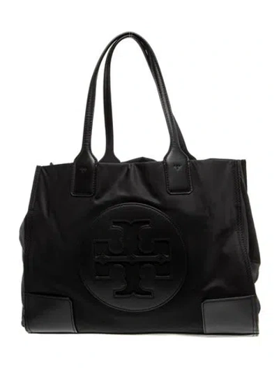 Pre-owned Tory Burch Nylon Tote In Black